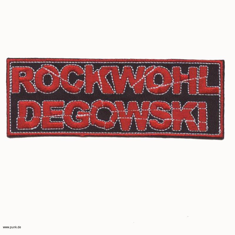 Rockwohl Degowski: Rockwohl Degowski Aufnäher, gestickt