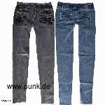 Leggings: Jeans blau od grau