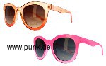 Große Sonnenbrille, pink oder orange