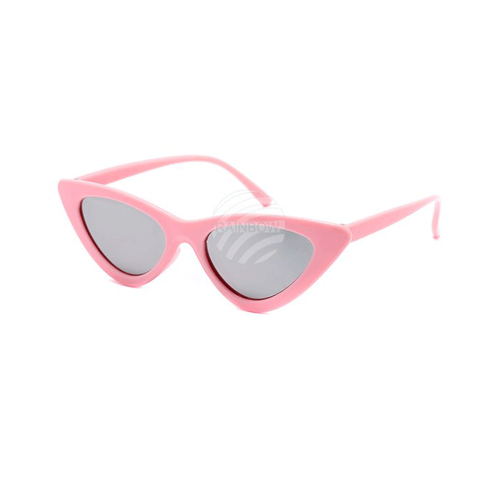 : Katzenaugen-Sonnenbrille, rosa