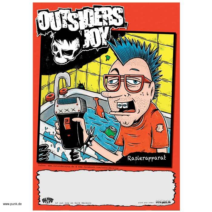 Outsiders Joy: Rasierapparat Poster