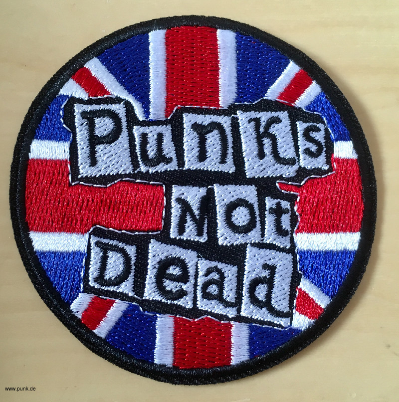 : Punk's not dead Union Jack Aufbügler / Aufnäher