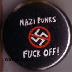 NAZI PUNKS FUCK OFF Button