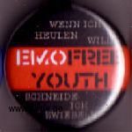 : Emo free youth Button