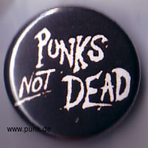 : Punk's not dead Button