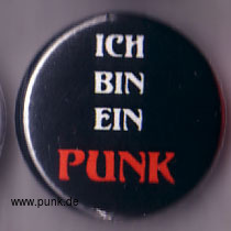 : Ich bin ein Punk Button