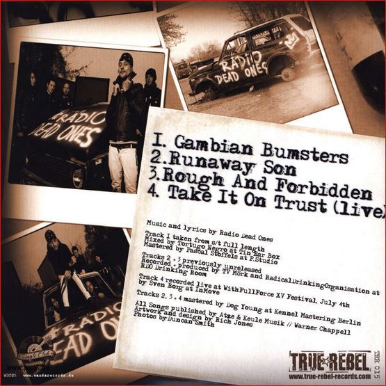 Radio DEAD Ones: Gambian Bumsters EP