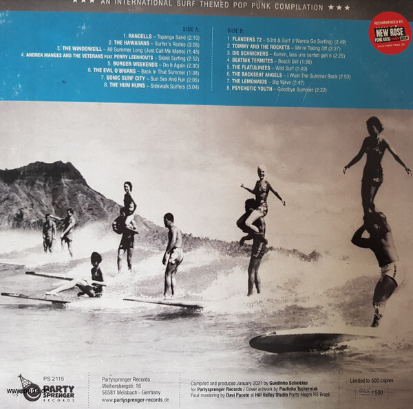 V.A.: Hey Ho, Let’s Go...Surfin’! LP (blaues Vinyl)