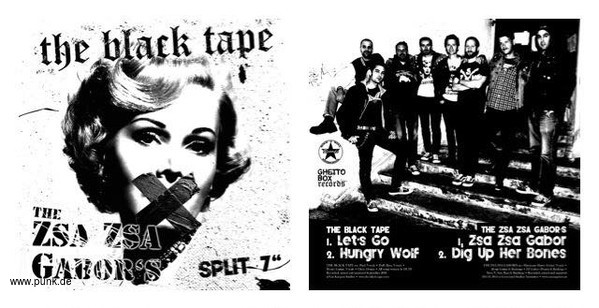 The Black Tape - The Zsa Zsa Gabors: Split EP