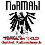 : HardTicket NoRMAhl in Gaildorf: Kulturschmiede