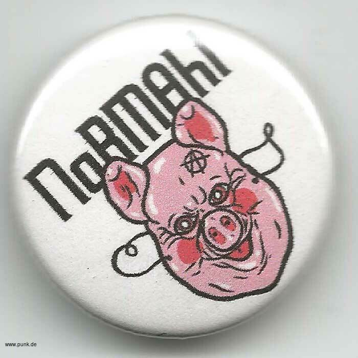 Normahl: Schweinemaske Button