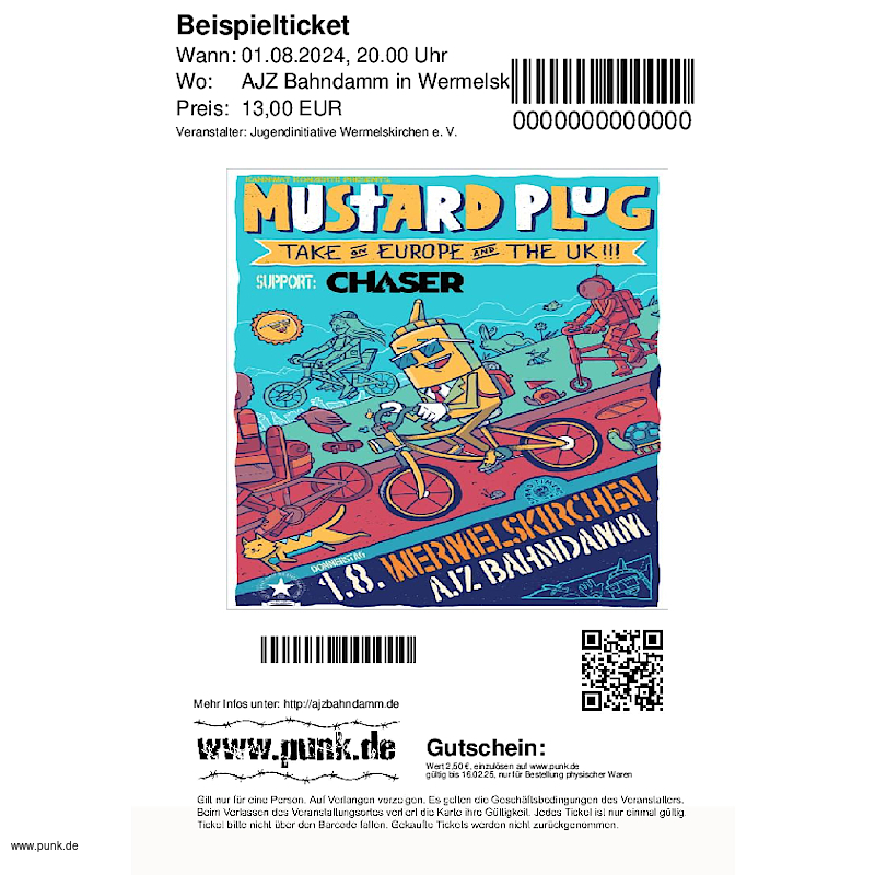 : Mustard Plug + Chaser