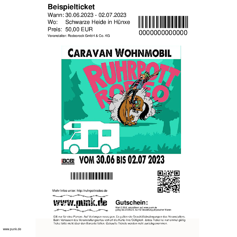 : Caravan Ticket Ruhrpott Rodeo 2023