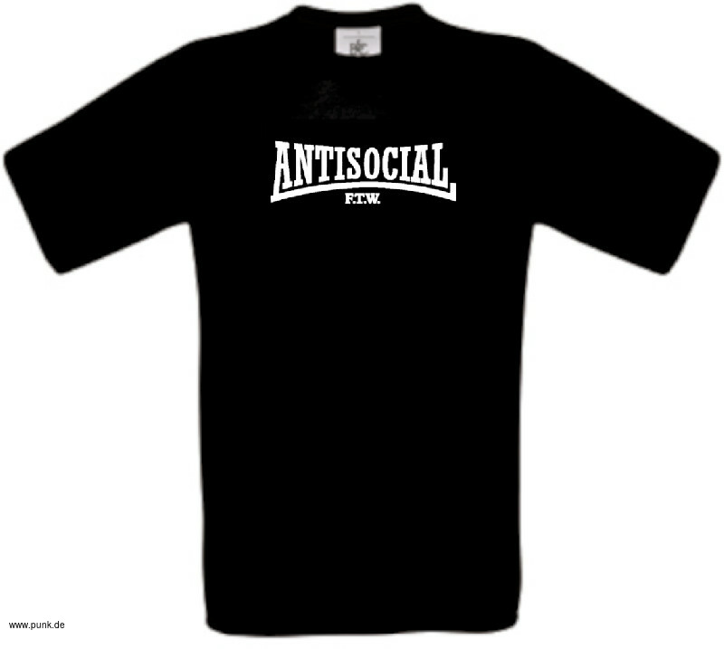 : ANTISOCIAL F.T.W. T-Shirt schwarz
