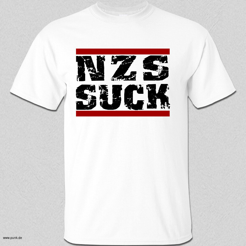 : NZS SUCK (T-Shirt) weiß