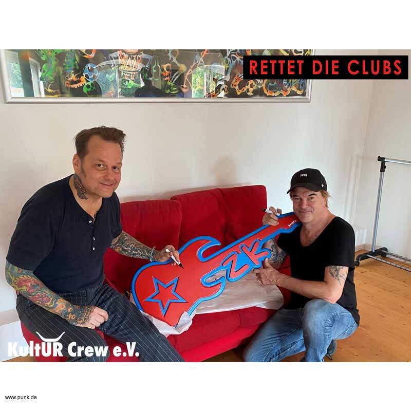 : ZK Kunstgitarre Soliticket Rettet die Clubs